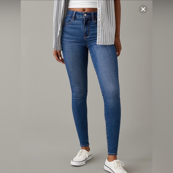 American Eagle Outfitters Denim - American Eagle Outfitters Dark Blue Skinny Jeans